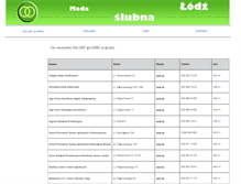 Tablet Screenshot of lodz.moda-slubna.biz