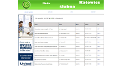 Desktop Screenshot of katowice.moda-slubna.biz
