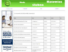 Tablet Screenshot of katowice.moda-slubna.biz